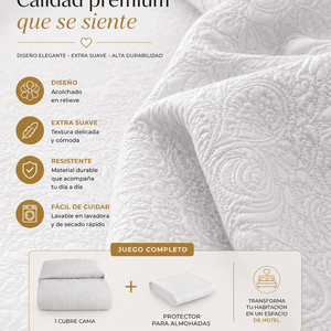 Cubrecama Royal Hotel™ (Colección Relief)